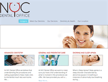 Tablet Screenshot of nycdentaloffice.com